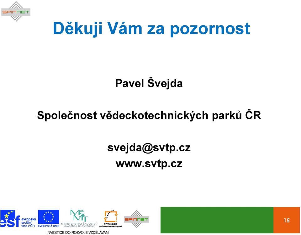 vědeckotechnických parků