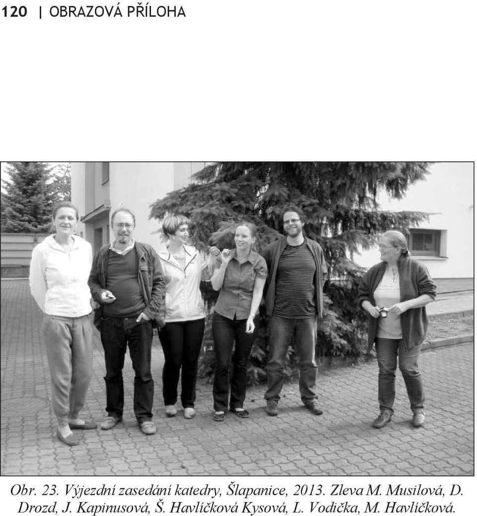 2013. Zleva M. Musilová, D. Drozd, J.