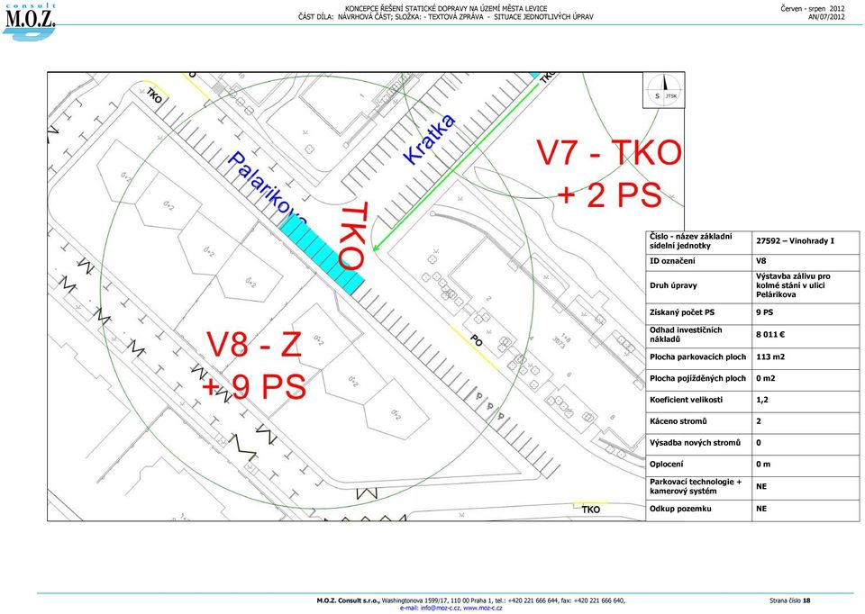 2 Výsadba nových stromů 0 M.O.Z. Consult s.r.o., Washingtonova 1599/17, 110 00 Praha 1, tel.