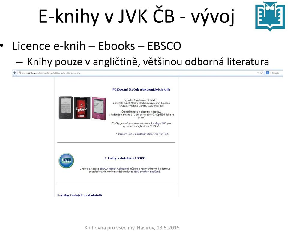 EBSCO Knihy pouze v