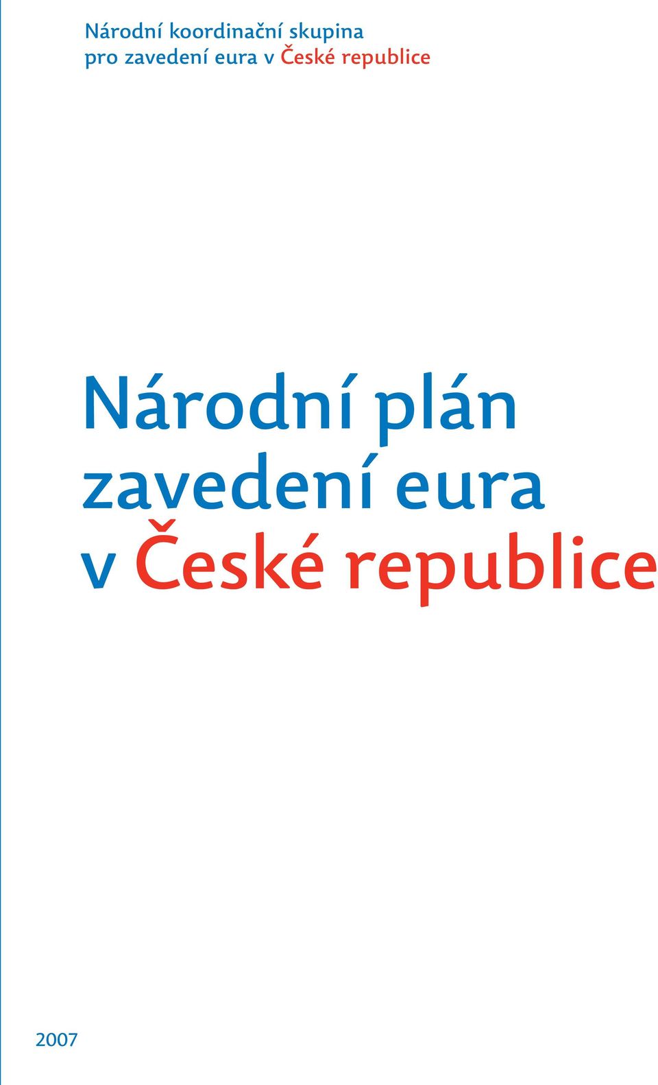 republice Národní plán