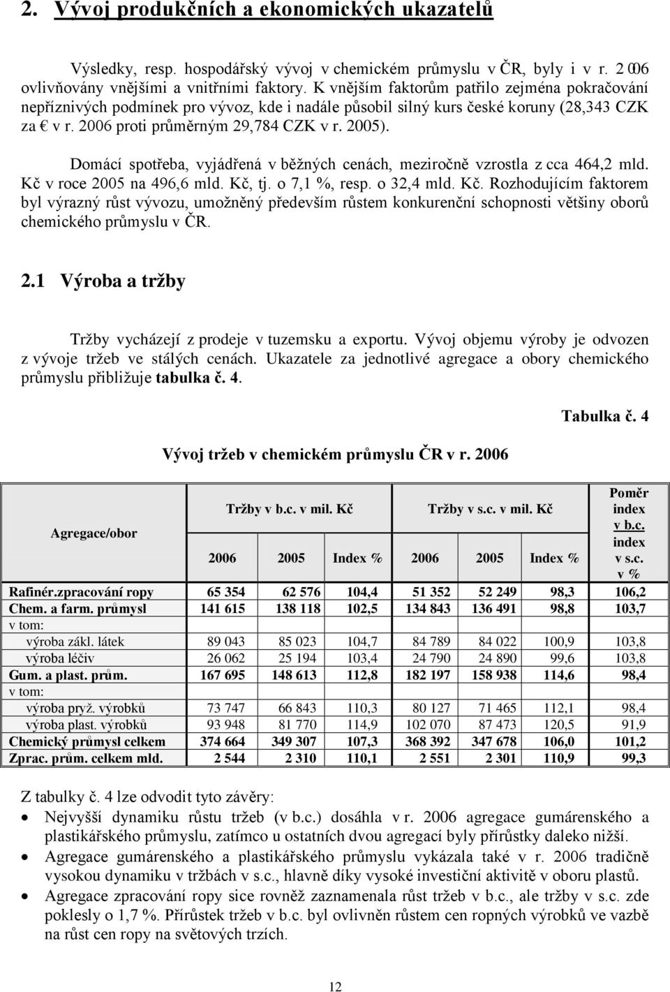 Domácí spotřeba, vyjádřená v běžných cenách, meziročně vzrostla z cca 464,2 mld. Kč 