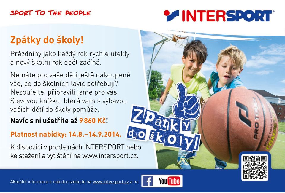 Nezoufejte, připravili jsme pro vás Slevovou knížku, která vám s výbavou vašich dětí do školy pomůže.