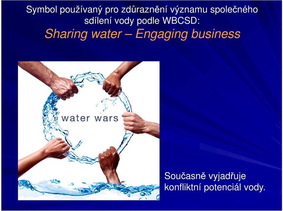 WBCSD: Sharing water Engaging business