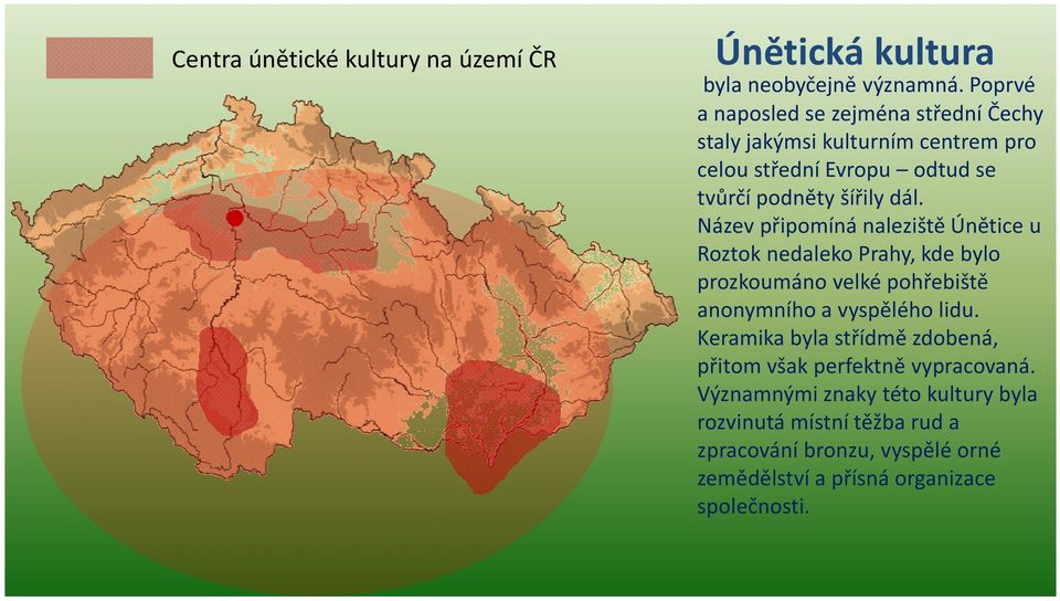 Název připomíná naleziště Únětice u Roztok nedaleko Prahy, kde bylo prozkoumáno velké pohřebiště anonymního a vyspělého lidu.