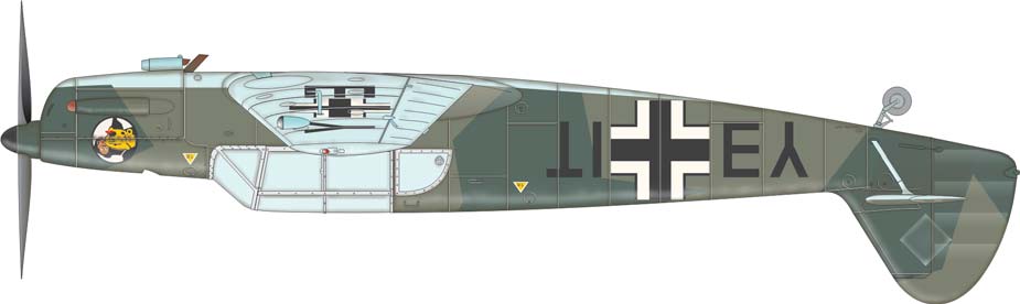 Bf 108 8054 GERMAN WWII LIAISON PLANE 1:48 SCALE PLASTIC KIT FIRST, A FEW WORDS The BWF Company (latter Messerschmitt A.G.) designed the Messerschmitt Bf-108 Taifun in 1934.