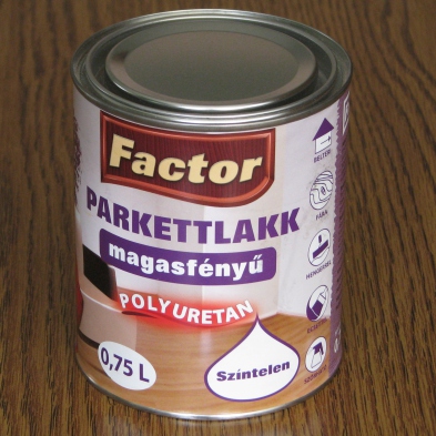 FACTOR Hrubé lazúry a laky na parkety FACTOR Hrubá lazúra Je vhodná pre vnútorné a vonkajšie povrchy (dvere, okná, žalúzie, štítové dosky, ploty, záhradný nábytok, atď.).