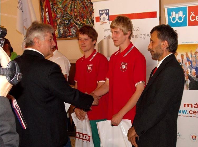 Umístění žáků SŠSŘ Brno-Bosonohy Obor vzdělání kominík 1. místo Jakub Huťa (III.