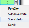 4 Modul Zásoby Položky ZVS o Číslo u záložky říká, kolik informací se pod záložkou skrývá Program umožňuje zobrazit tyto záložky: o V Záložce Záložky si můžeme zaškrtnutím vybrat ty, které chceme,