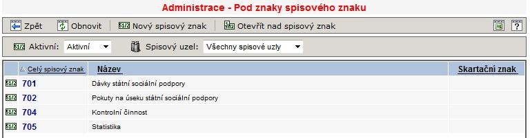 Zaškrtnutím volby Zneaktivnit nadbytečné znaky v databázi budou importem sady znaků smazány znaky, jež jsou v databázi AA, ale ze souboru xls byly odebrány.