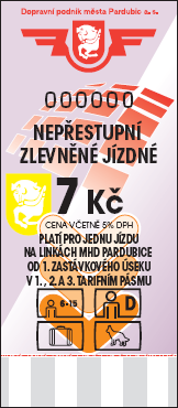 Druhy papírových jízdních dokladů jednotlivé jízdné Pro úhradu jednotlivého jízdného je možné využívat i papírové jízdní doklady a to za následujících podmínek: výběr ze dvou tarifních pásem zlevněné