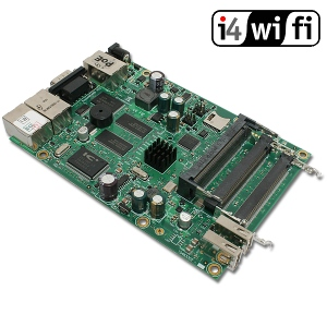 MIKROTIK: RB433UAH 128MB DDR SDRAM, 680 MHz, 3x minipci, 3x LAN, 2x USB vč. L5 První RouterBoard od Mikrotiku s USB porty!