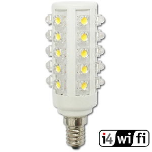 GWL/Power: Úsporná žárovka LED+ 30x HIGH, E14, oválná, bílá denní (4,5 W, 240 V) LED žárovka s 30x HIGH POWER LED se závitem E14 lze použít místo klasické žárovky.