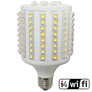 GWL/Power: Úsporná žárovka LED+ 128x HIGH, E27, oválná, bílá denní (19,5 W, 240 V) LED žárovka s 128x LED HIGH POWER se závitem E27 lze použít místo