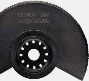 670 Príslušenstvo pre Multi-Cutter Rezanie Príslušenstvo Bosch 11/12 BIM segmentový pílový list so zvlneným výbrusom Epert na izolačné materiály Rýchle, čisté a presné rezanie, žiadne stláčanie