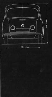 LEGENDÁRNÍ ŠKODA 1000 MB Projekt vozu Š 977 s motorem vzadu, datovaný 5. března 1954 Také tentokrát vsadil Ing.