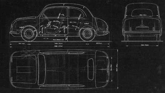 Lidový vůz Koncem dubna 1954 ministerská komise rozhodla, že se další konstrukční a vývojové práce mají soustředit na tři varianty: na přední pohon s kapalinou chlazeným řadovým čtyřválcem, na