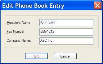 3. V dialogovém okně Edit Phone Book (Upravit telefonní seznam) vyberte některý z existujících názvů a klepněte na tlačítko Edit (Upravit).