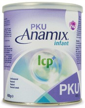 Léčebné přípravky 0-1 rok Sušená kojenecká výživa s AMK bez Phe