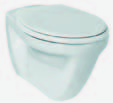 8 EUROVIT Sanitární keramika úspora 3 l 6 l vody 4,5 l Klozet závěsný V601 (24 ks/pal.) 1 890 Kč hluboké splachování V340301 (24 ks/pal.