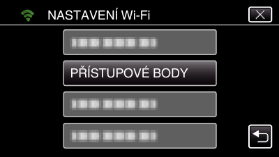 Použití Wi-Fi Sledování obrazu prostřednictvím domácího přístupového bodu (VNITŘNÍ MONITORING) Propojte videokameru bezdrátově s chytrým telefonem přes přístupový bod (bezdrátový LAN směrovač), který