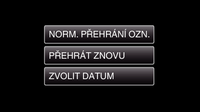 Přehrávání PŘEHRÁNÍ OZNAČENÍ 0 K vyhledávání označených scén a scén při vstřelení gólu v herním skóre lze použít aplikaci pro chytré telefony Rovněž můžete rozbalit a přehrát pouze označené scény a