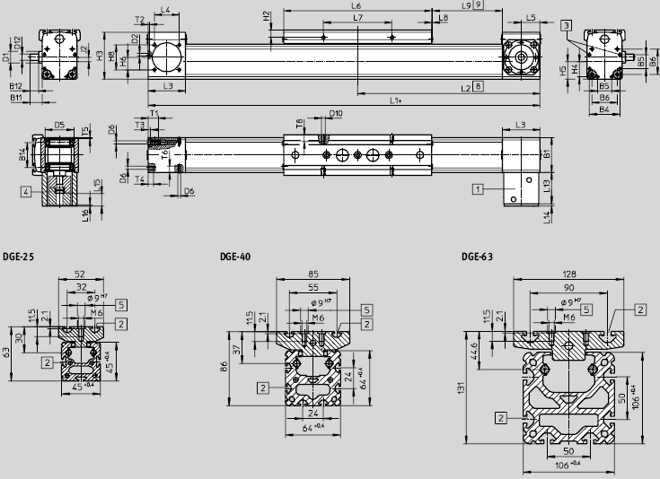 Rozměry: B5 B6 B10 ±0,03 B11 B12 B14 D1 D2 D5 H7 D6 D10 D12 h6 18 32,5-15,6 11 31,8 15 3,3 37 M4 M5 8 H4 H5 H6 H8 J2 L1 L2 L3 L4 L5 L6 L7 19,6 22,5 16 32 5,8 414 207 48 32 24 190 88 L13 L14 L15 L16