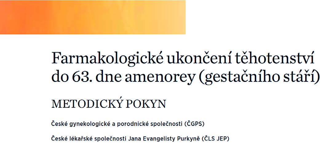 Obr. 3 Metodický pokyn České gynekologické a porodnické společnosti České lékařské společnosti Jana Evangelisty Purkyně Česká gynekologie, 2014, 79, č.