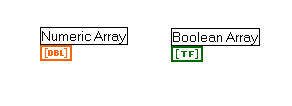 4.9 KNIHOVNA ARRAY Obr. 4-9-1 Menu knihovny Array Pole jsou kolekce datových prvků stejného typu s proměnnou velikostí. Prvky polí jsou uspořádany takže lze přistupovat individuálně.