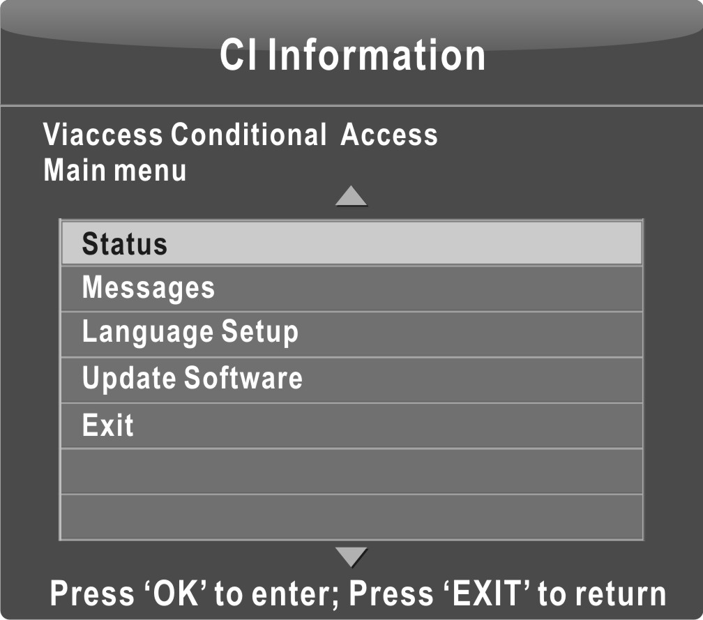 Menu Operation DTV Manual Tuning Manual store for digital channels. Press the / button to select channel. Press the ENTER button to search.