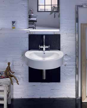 20 Koupelnové komplety Happening Základní koncepce tohoto projektu z dílny Ramona Benedita vychází z elementárních a moderních forem.
