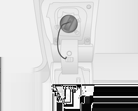 138 Řízení vozidla a jeho provoz Dvířka plnicího hrdla se nachází na levé straně vozidla. Dvířka hrdla palivové nádrže je možné otevřít pouze, pokud je vozidlo odemknuté a jsou otevřené levé dveře.