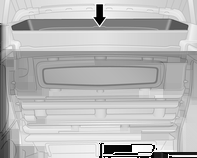 Úložné prostory 71 Pod zadní sedadla (pouze na straně předního spolujezdce) lze po uvolnění spodních klapek v obložení uložit dlouhé předměty.
