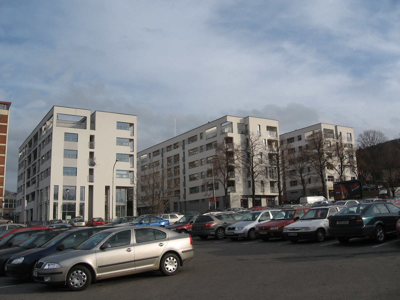 Společenské a obchodní centrum Zlín - Březnická, akustická situace v ulici Březnická 1.