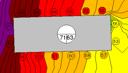 Společenské a obchodní centrum Zlín - Březnická, akustická situace v ulici Březnická 9 3.