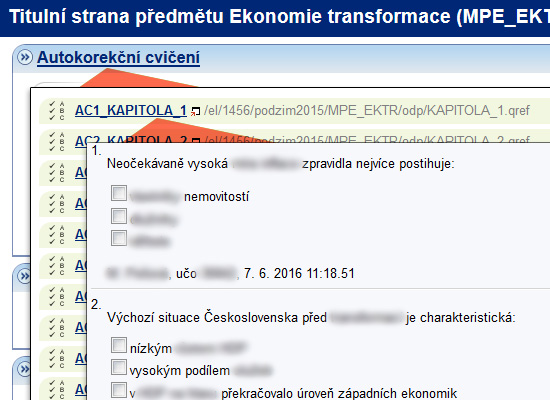 Ekonomie transformace doc Ing Libor Žídek, PhD http://elportalcz/katalog/esf/mpe_ektr E-learning je v předmětu zastoupen interaktivní osnovou a studijními materiály Studijní materiály mají zejména