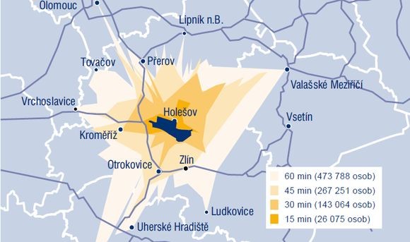 Základní informace výhody zóny - dobré dopravní napojení -