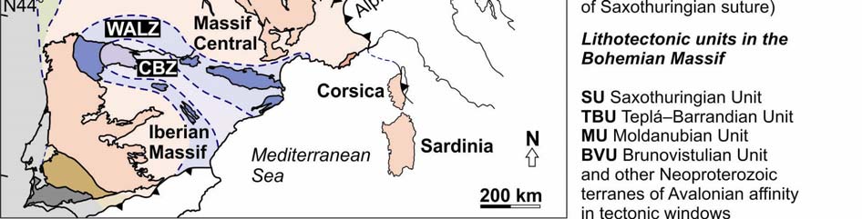 2. Stručný přehled geologie moldanubika 2.1.