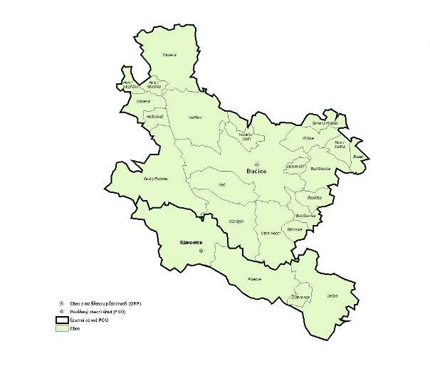 4.7 Administrativní mapa správního obvodu