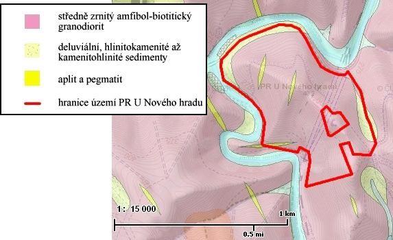 3.2 Přírodní poměry Geologické poměry: Území přírodní rezervace se rozkládá na okraji Českého masivu v regionu brunovistulikum, nazývaném také brněnská vyvřelina.