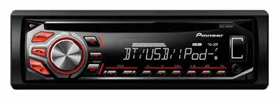 INTERIÉR F4.4 AUTORÁDIO S CD PREHRÁVAČOM PIONEER DEH4700BT (VRÁTANE BLUETOOTH) rádio: ISZ0101047 / sada káblov: IACL303400 F4.