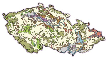 Pozemkové úpravy 9 Půdní mapa České republiky ČERNISOLY - černozem, černice LUVISOLY - šedozem, hnědozem LUVISOLY - luvizem FLUVIZOLY - fluvizem VERTISOLY - smonice REGOSOLY - regozem (a kambizem