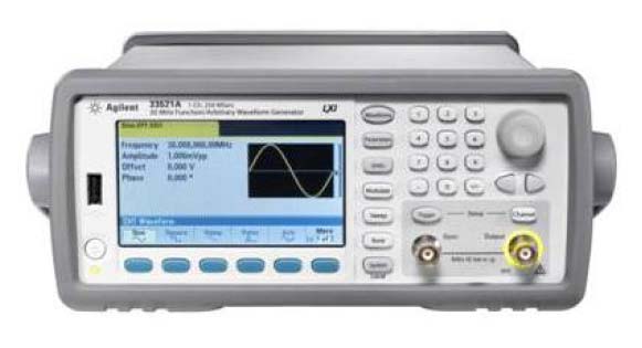 Příklad Trueform AFG/AWG Agilent 33500B Technologie ~ 2012 (vylepšená DDS) 30 MHz BW 1 usa/s - 250 MSa/s, 16bit x 1 Mpoints (až