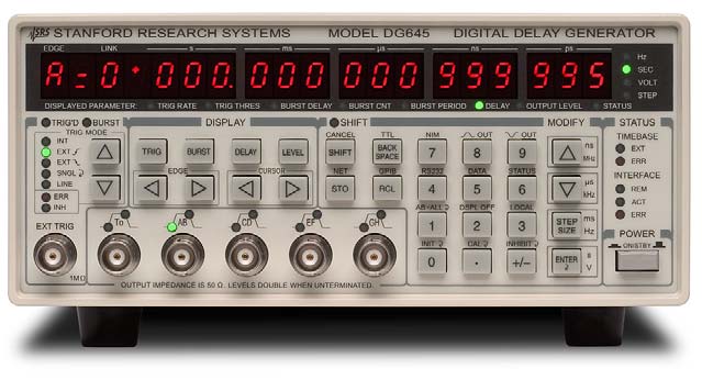 Delay/Pulse/Pattern generátor Stanford Research Systems DG645 4