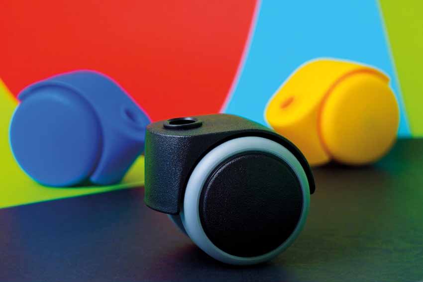 KOLEČKA 50 CASTORS 50 MÖBELROLLEN 50 Kolečka nábytková a kolečka pro křesla a židle v průměru.