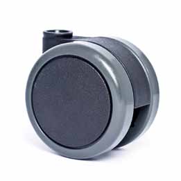 Kolečka 65 Castors 65 Möbelrollen 65 EMIB 65 TVRDÉ KOLEČKO S AUTOMATICKOU BRZDOU HARD CASTOR WITH AUTOMATIC BRAKE HARTE ROLLE MIT AUTOMATISCHER BELASTUNGSBREMSE 65 mm 35 kg :