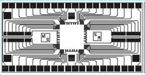 Flip chip kontakty Substrát Čip l*w* h [mm] 50x25x0,6 10x10x0,5