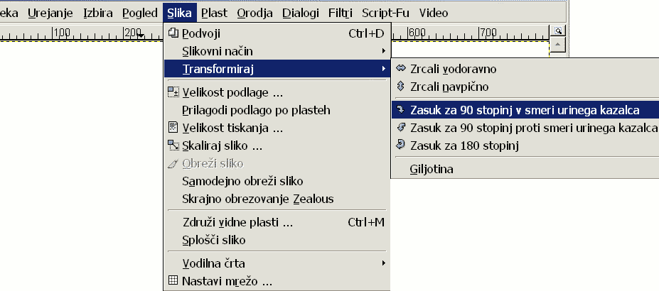 Ločljivost pomeni koliko pik naj bo prikazanih na določeni dolžinski enoti, podobno kot pri velikosti moramo tudi tu paziti na zaklenjeno razmerje, ter enoto ki smo jo določili.