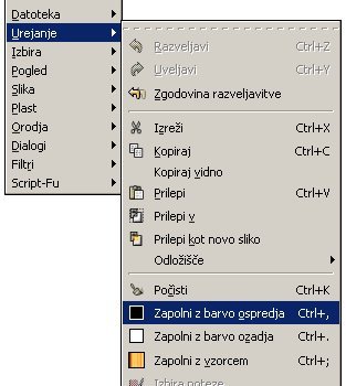 V možnostih orodja nastavimo vrednost prag-a okrog 16 (Slika 69.). S tem orodjem izberemo področja, ki so na sliki 70 obkroženi z rdečo (med dodajanjem izbire držimo gumb Shift16).