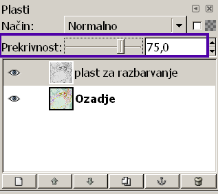 Najprej zemljevid obrežemo, da lažje prikažemo željene objekte. Slika 108. Na zemljevidu označena pot do ešole Slika 107.